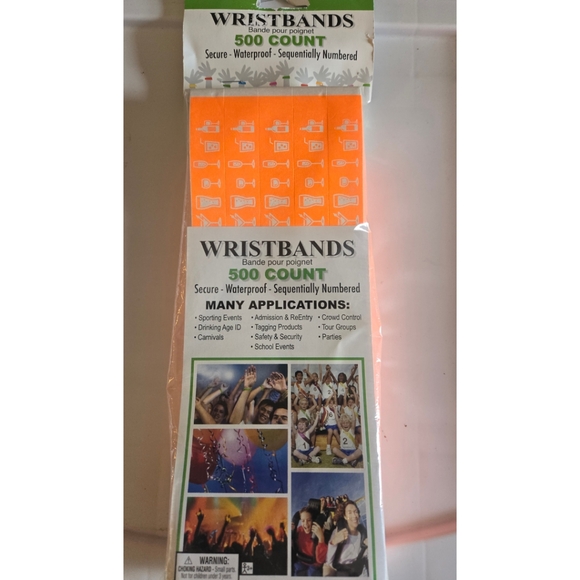 Other - Event Party Wristbands 500 Count